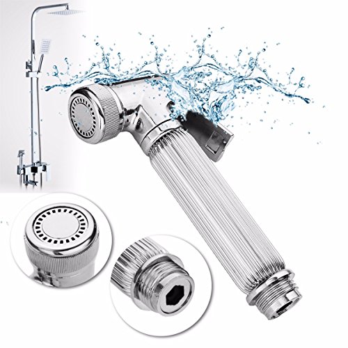KING DO WAY Multifunktion Chrome Hoher Druck Wasserspar Duschbrause,Handbrause&Shower Head,WC Spruhpistolenduse Wandhalterung Wasserspar-Duschkopf,Bidetdusche