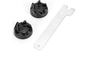 VIKYE Kit di sostituzione accoppiatore frullatore, acciaio inossidabile WP9704230VP + accessori per raccordi frullatore in plastica con chiave per frullatori serie KSB5