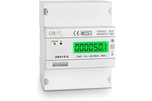 Owen Brothers Metering OB415-S 100AMP MID Din Rail Mounted kW/h with Pulsed Output Electric Meter