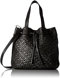 Liebeskind Berlin - Topeka Cosnwe, Shoppers y bolsos de hombro Mujer, Schwarz (Oil Black), 13x28x30 cm (B x H T)