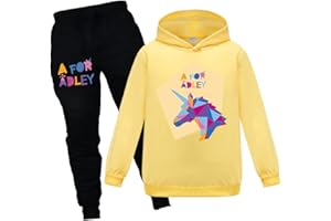 OAIXIUR Adley YouTube Merch Tracksuit Hoodie & Joggers 2Pcs Girls Outfit