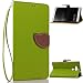 Produktbild Huawei Ascend Mate 8 Lederoptik PU Leder Hülle (Frei 2 in 1 Ball Touch Pen) CaseHome Nature Blatt Etui Magnetverschluss Stil PU-Leder Brieftasche [Standfunktion] Deckel Klapptasche Schale Flip Foliant Schützende Haut Hüllen Mit Wallet Kartenfach Magnetverschluss Standfunktion Handytasche Taljereep Lanyard Strap Tragen Folio Tasche Schutzhülle(Grün Color)