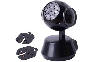 Projektor bilder dekoration Halloween LED-ljus, Halloween spotlight projektor 2 utbytbara skivor, USB eller batterier, projic