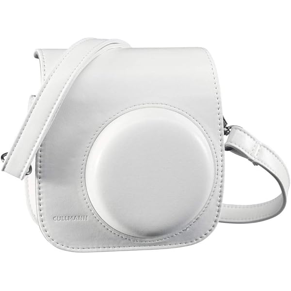 Riosin Housse Cuir PU Pour Fujifilm Instax Mini 12/11 - Rainbow Brillant Avec Bandoulière