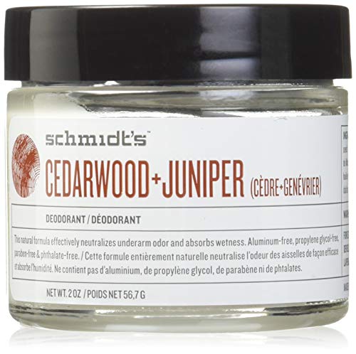Madera de cedro + Juniper, a 2 oz (56,7 g) - Desodorante de Schmidt
