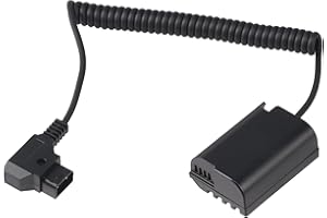 FOTGA D-TAP-Stecker zum DMW-BLK22/DCC17 Decodierten Dummy-Batterie DC-Koppler Adapter Kabel Netzteilkabel Stromkabel für Panasonic Lumix DC-S5/S5II/S5K/GH5II/GH5M2/GH5S/GH6/G9/G9II-Kamera