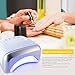 Nail Dryer - PrettyGal 60W UV / LED Nail Lamp with 4 Timer Setting High Power Manicure Tool CCF / LED Dual Purpose for Nail Gel Polish with UK Plug