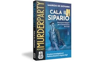 Cranio Creations - Murder Party Pocket Cala Il Sipario, Gioca e Risolvi Il Nuovo Caso Del Commissario Ricciardi, Edizione in Lingua Italiana