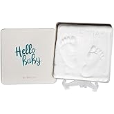 Kit Impronte Neonato Newlemo - Cornice Con Portafoto Per Mani E Piedi, Bianco - Foto 2