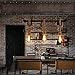 Produktbild CN Kunst Kronleuchter American Retro Restaurant Bar Eisen Wasserpfeife Lampen Nordic Minimalist Bar Cafe Hanfseil Kronleuchter