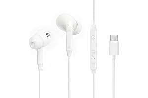 MAS CARNEY USB C Wired Earbuds Ear Buds for iPhone 17 16 15 Pro Max USBC in-Ear Headphones Wired for iPhone 17 Pro Max 16 Plus 16Pro 15Pro Type C Corded Earphones c Earbud Headset with Mic for Samsung