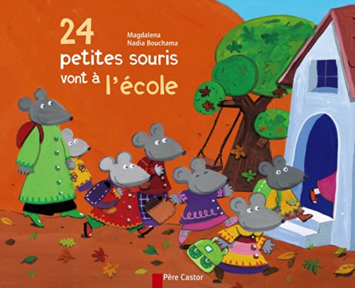 couverture de : 24 petites souris vont a l'ecole