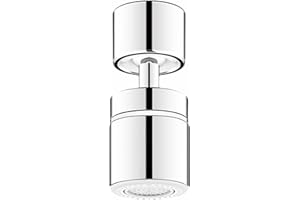 XNTONG Raccordo per rubinetto girevole a 360°, per rubinetti, prolunga per rubinetti, filettatura interna M24 e rubinetti M22