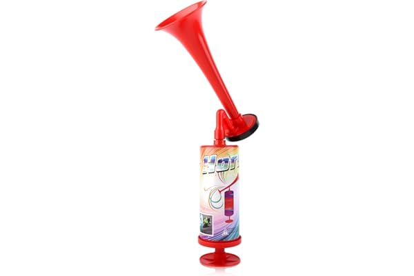 PBUSPU Pompe à Main Trompette de klaxon à air, Corne de Brume Trompette Supporter Klaxon Sportif, Trompette Manuelle de Stade pour Football Match et Autres Evénements Sportifs