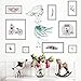 Produktbild GOUZI Sie können die Mädchen Serie Photo Frame Wand Dekoration Kunst Frische 148 * 84 cm entfernen Wall Sticker Abnehmbare Wall Sticker für Schlafzimmer Wohnzimmer Hintergrund Wand Bad Studie Friseur