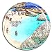 Produktbild Weekino Italien Sardinien Kühlschrankmagnet 3D Kristallglas Touristische Stadtreise City Souvenir Collection Geschenk Starker Kühlschrank Aufkleber
