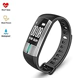 Fitness Armband mit Pulsmesser - Fitness Activity Tracker...