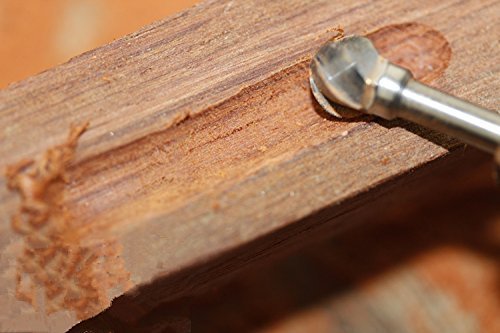 SMO 10 Stück Hartmetall-Frässtift-SET SMO 10 pec 1/20.32 cm-für Dremel-Werkzeug für Heimwerker Holzbearbeitung, Schnitzen Gravur Bohren - 7