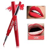 lapiz labial rojo pasion ❤️ FÁCIL DE LLEVAR Y CONVENIENTE: este es un set de maquillaje de labios muy hermoso y muy conveniente, fácil de llevar a cabo y el color es maravilloso.