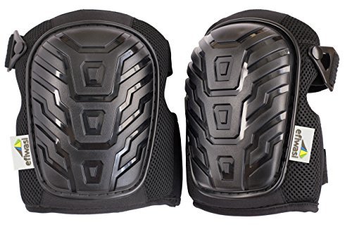Preisvergleich Produktbild Efiwasi Professionelle Knieschoner – strapazierfähige Schutzkappen mit verstellbaren elastischen Trägern und weichem, bequemem Gelkissen – schützen Sie Ihre Knie bei der Arbeit Zuhause oder im Garten