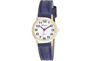 Ravel - Reloj Unisex de Correa de fácil Lectura con números Grandes