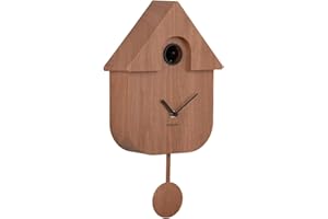 Karlsson Cuckoo Modern Wall Clock Dark Wood
