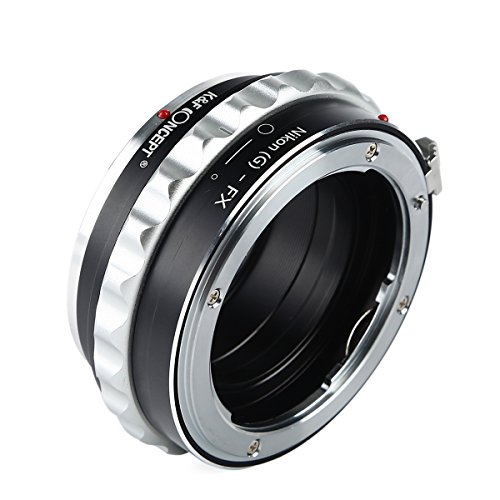 K F CONCEPT Bague adaptation objectif pour monter objectif Nikon G vers bo  tier Fujifilm Fuji FX X-Pro1 X-M1 X-A1 X-E1 en m  tal