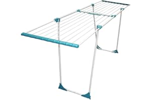 SEPIO - Wäscheständer | Flügelwäscheständer | Wäscheständer Ausziehbar | Teleskopischer Wäschetrockner Ständer | Standtrockner | Klappbar | Waschestandtrockner | Clothes Drying Rack