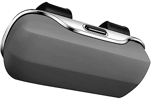 Fjquamitix Sunglasses Holder for Car Visor, Car Sunglasses Holder, Glasses Storage Protective Box, Eyewear Hard Shell Eyeglasses Organizer, Auto Glasses Case (Grey)