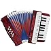 Produktbild ammoon Mini kleine 17 Key 8 Bass Akkordeon pädagogische Musikinstrument Spielzeug für Kinder Kinder Amateur Anfänger  Weihnachtsgeschenk