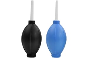NASEOM Limpiador de Aire a Presión, 2 Piezas Perilla Soplador Aire, Potente Soplador de Aire con Punta, Soplador Limpio Adecuados para Cámara y lentes, Slrs, Lentes
