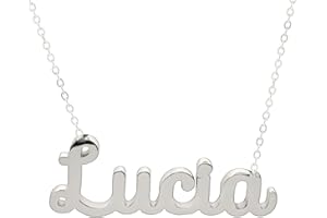 Only faith Collar para mujer con nombre personalizado Acero inoxidable Cadena colgante joya personalizada especial para amigas, novios