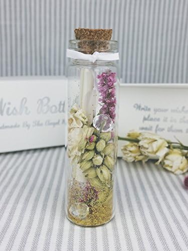 Spring Bloom Wish Bottle / Message in a Bottle - Medium