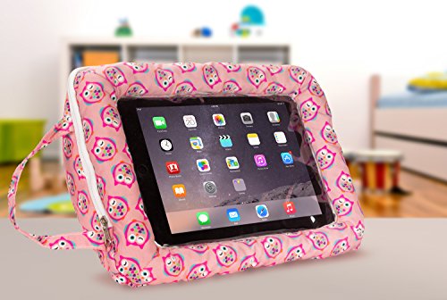 My Doodles Universal Tablet Kissen Ständer Stand Kinderfreundliches Design Kompatibel mit 9-10 Zoll Tablets – Eule - 8
