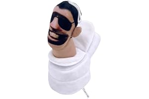 Benolls Skibidi Toaleta Plush,11" Titan Speakerman Plush Toys Titan TV Man Plush Toy Stuffed Anime Game Figure Stress Relief Plush Zabawka Prezent dla fanów i dzieci