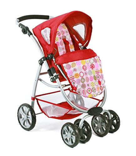 CHIC 2000 Bayer 2-in-1 Bellina Combi Dolls Pram (Ruby Red)