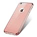 Produktbild iPhone SE, 5S & 5 Design Glitzer-Handyhülle aus weichem TPU | Handytasche | Handy-etui | TPU-cover | soft case für den optimalen Schutz ihres iPhones von SphinxGear (rose)