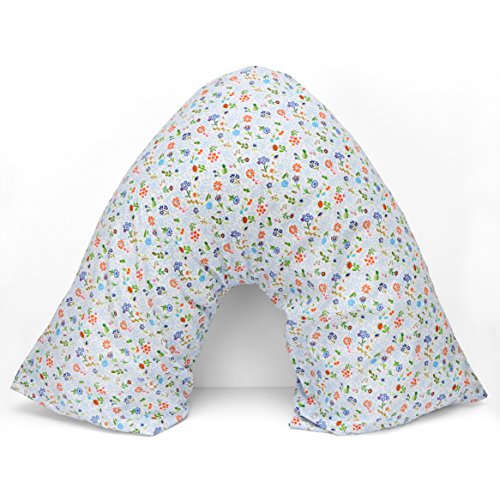 Adamlinens Pillowcase for V Shaped Pillows Printed Retro V Pillow Case Cover Only