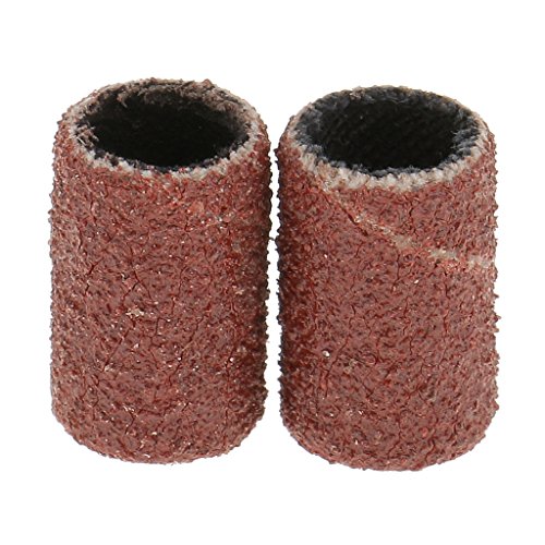 MagiDeal 50 Stück Nail Art Nagelfräser Ersatz Schleifband, Schleifhülsen – 120 # (Medium Grit) - 3