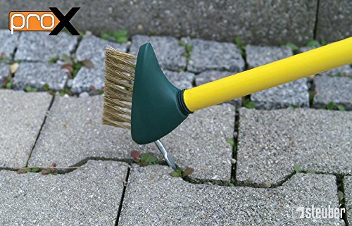 FloraSun Unkraut Fugenbürste mit Teleskopstiel - 3
