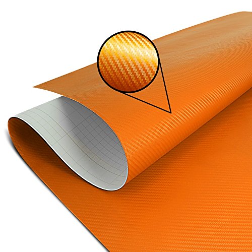 Adhesif Thermoformable Carbone Orange 75x100cm pour KTM 1190 Adventure/R, 125 Duke, 200 EXC, 300 EXC, 350 EXC-F, 350 SX-F, 390 Duke, 990 Supermoto SM/R, Freeride 250 R/ 350, RC 125/390