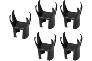 Buaak 5 Pcs Golf Ball Retriever, 4-Claw Golf Ball Picker Upper, Golf Ball Retriever for Putter, Putter Claw Golf Ball Pick Up Tool, Golf Ball Grabber Pick Up Back Saver, Golf Ball Picker Upper