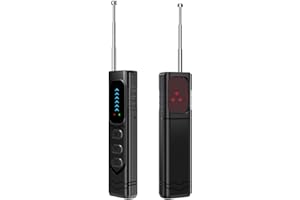 Mokhike Detector de Cámara Oculta, Cámaras Bug Finder, Detector de Señal RF Grabación Antiespía para GPS Tracker Dispositivos de Escucha inalámbricos para Hotel, Hogar, Oficina y Viajes