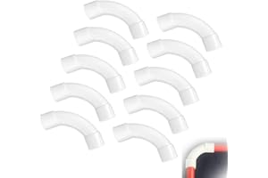 UEAVOID Pack of 10 Pipe Elbows M16 PVC Pipe Elbow 90 Degree Plug Elbow for Electric Pipe Rod Pipe Building Drainage Agricultural Irrigation DIY Projects