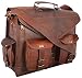 Produktbild * CLASSYDESIGNS * Weinlese- Leder -Laptop-Tasche 15 " Bote Handmade Aktentasche Crossbody Umhängetasche