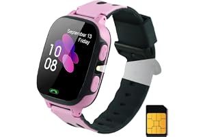 sekyo S2 Pro Kids Smartwatch for Boys & Girls, Calling Smart Watch for Kids with Location Tracker, Camera, SOS & Safe Zone Alert, Remote Monitoring, Family Chat, App Control