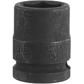 İzeltaş 1113067019 19 mm 1/2" Altı K&ouml;şe Havalı Lokma Anahtar, Siyah, 19 mm