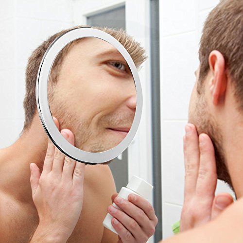 TFCFL 7x magnifying beleuchteten Make-up-Spiegel 360 ° rotierenden LED kosmetischen Vanity Spiegel mit Lichter - 3