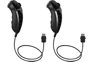 ANKEY Nunchuck - Telecomando di ricambio per console Nintendo Nunchuk Wii U Wii