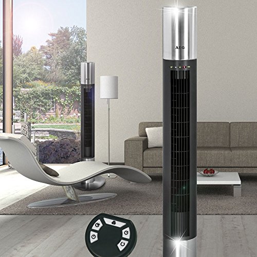 AEG Edelstahl Stand Säulen Windmaschine Lüfter Ventilator Bürolüfter T-VL 5537 - 4